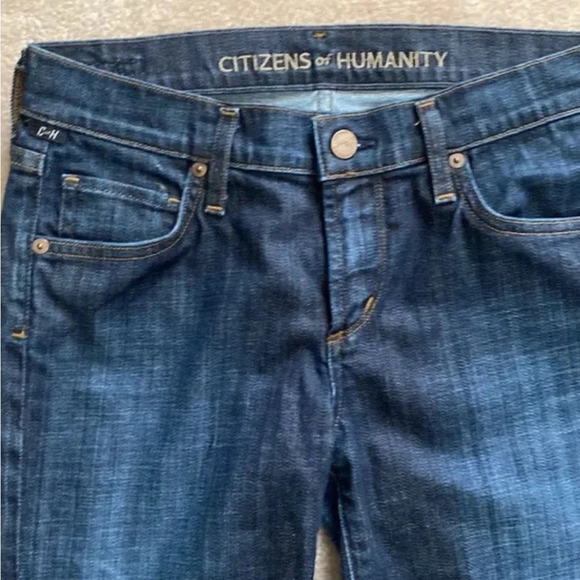 Citizens of humanity low rise slim straight jeans 25 - Picture 3 of 8